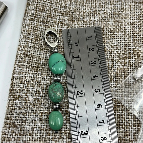 Set of Two 💙 Sincerely Southwest Sterling Silver Turquoise Pendants - Picture 16 of 16